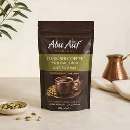 Abu Auf Medium Roast with Cardamom Turkish Coffee