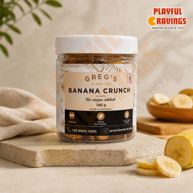 Greg's Banana Crunch Toples Jar (140g)_0