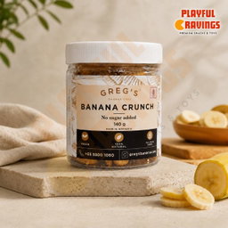 Greg's Banana Crunch Toples Jar (140g)