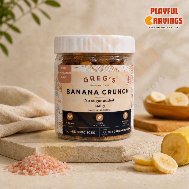 Greg's Banana Crunch Toples Jar (140g)_1