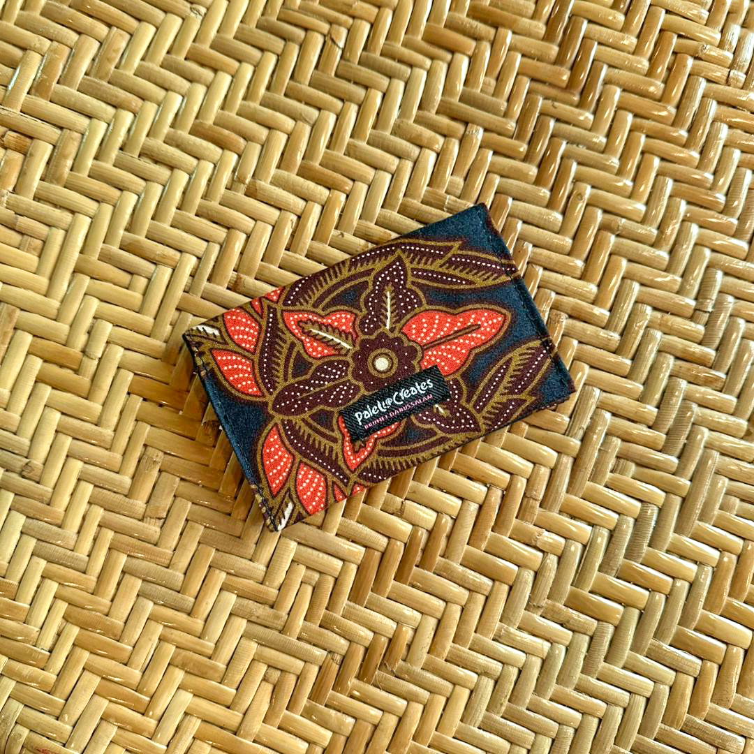 Handmade Batik Card Holder Wallet_0