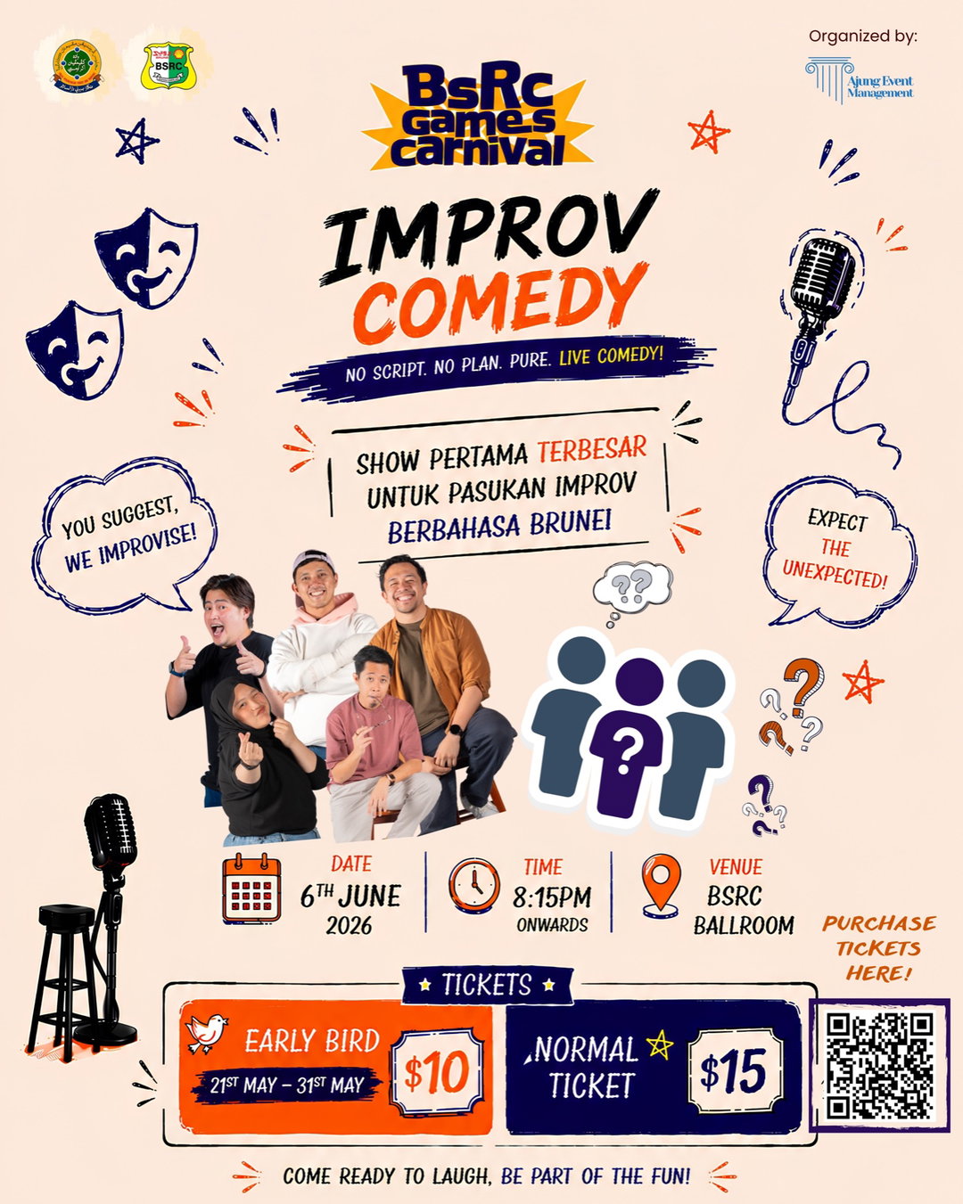 [TICKET]Improv Comedy By Pasukan Improv Berbahasa Brunei