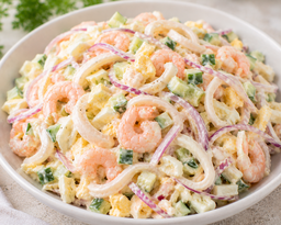 Seafood salad / Салат из морепродуктов
