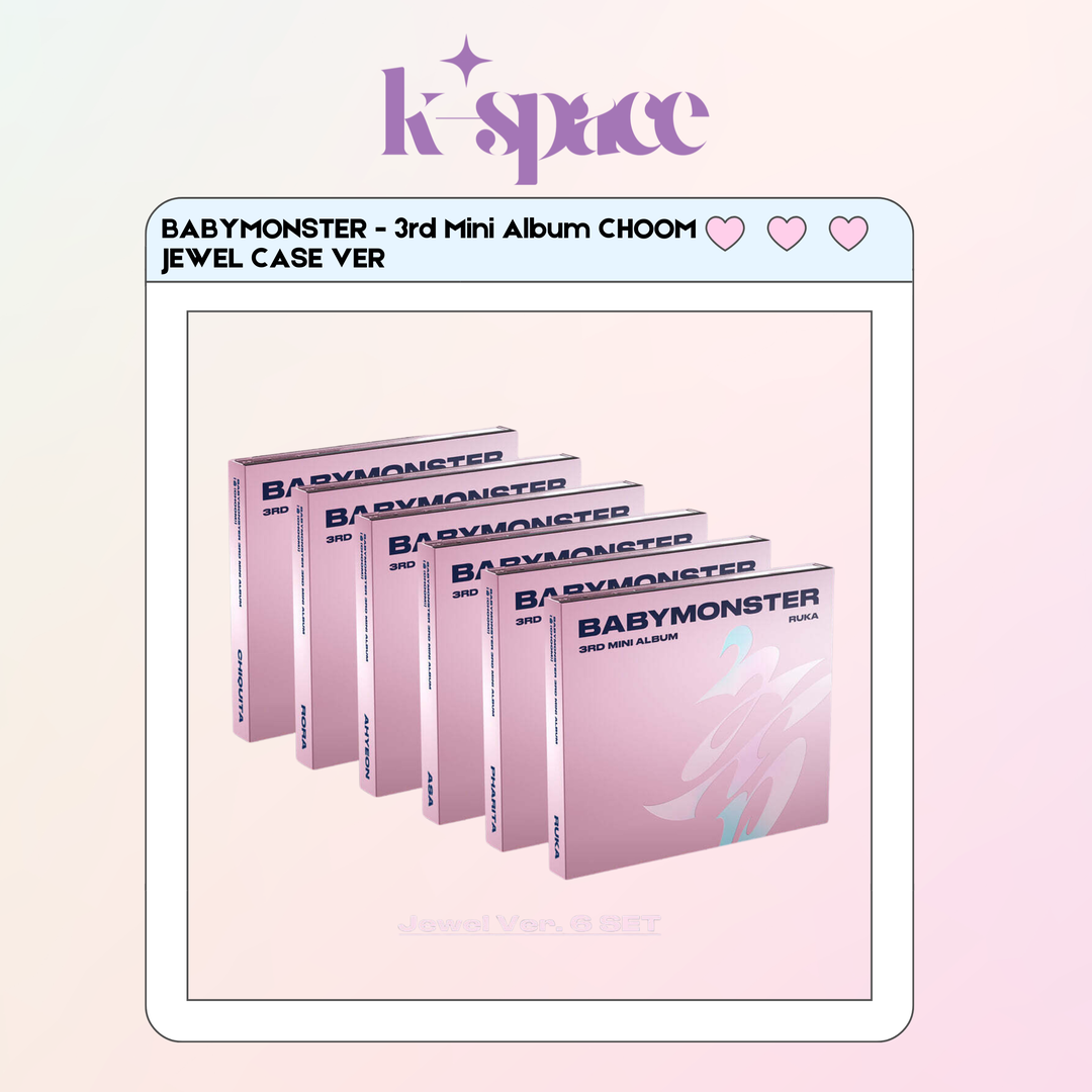 BABYMONSTER - 3rd Mini Album CHOOM JEWEL CASE VER
