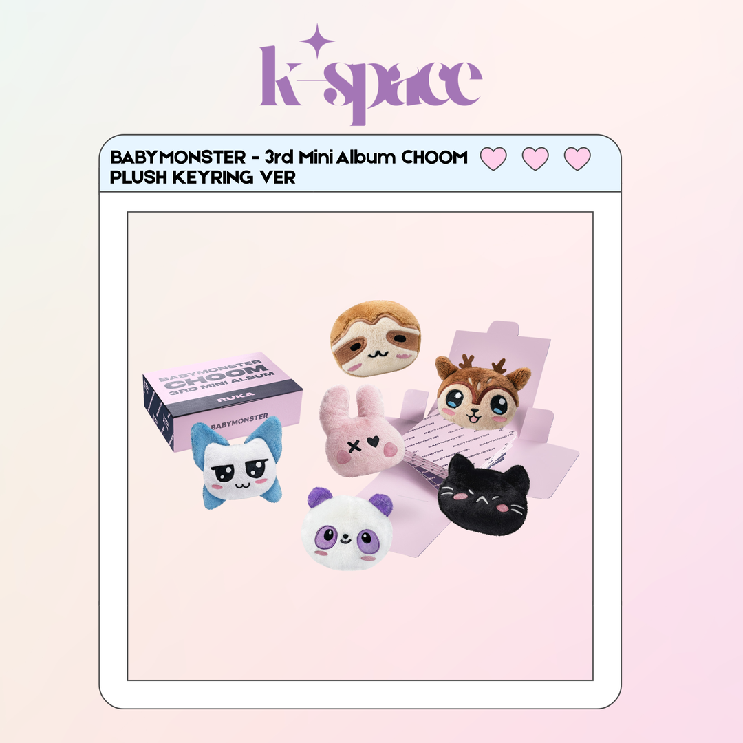 BABYMONSTER - 3rd Mini Album CHOOM PLUSH KEYRING VER