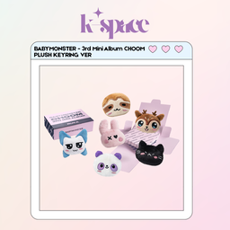 BABYMONSTER - 3rd Mini Album CHOOM PLUSH KEYRING VER