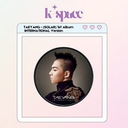 TAEYANG - [SOLAR] 1st Album INTERNATIONAL Version