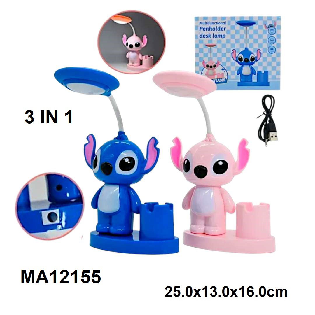 LED DESK LAMP W/ PEN HOLDER STITSH (3 IN 1)