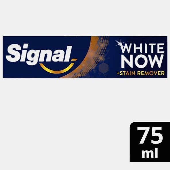 Signal White Now Toothpaste Stain Remover 3X Instant Whitening & Coffee & Tea Stains_0