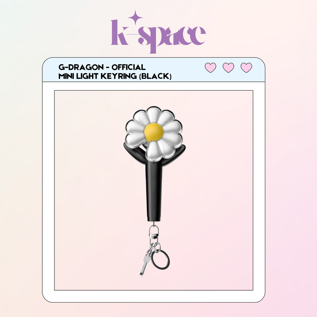 G-DRAGON - OFFICIAL MINI LIGHT KEYRING (BLACK)