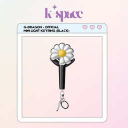 G-DRAGON - OFFICIAL MINI LIGHT KEYRING (BLACK)