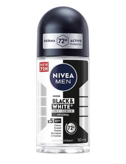 Nivea MEN Black And White Invisible Antiperspirant Roll-On Deodorant Original