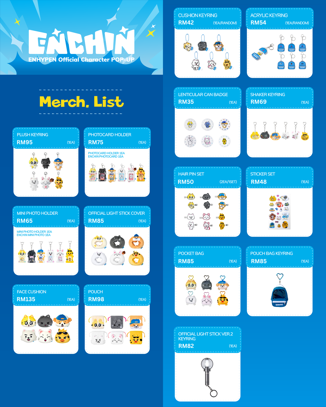 ENHYPEN Official Character Pop-Up ENCHIN