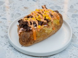 Turkish Potato Meat Shawarma