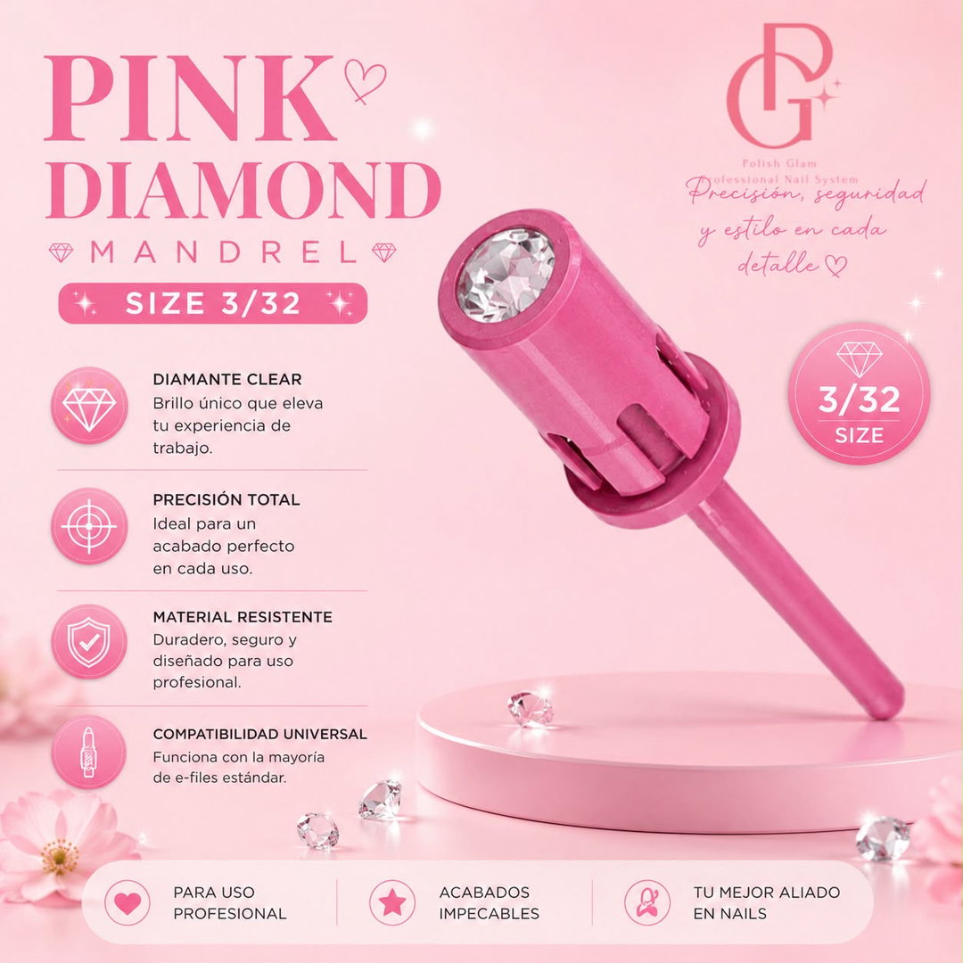 PINK DIAMOND MANDREL BIT