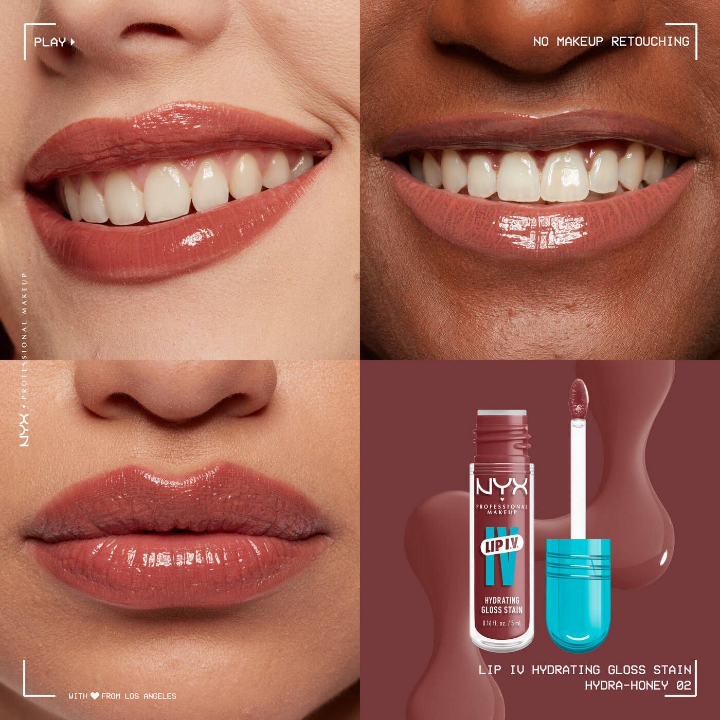 NYX Lip I.V Hydrating Gloss serum - 5ml | ان واي اكس جلوس للشفاه - 5 مل_3