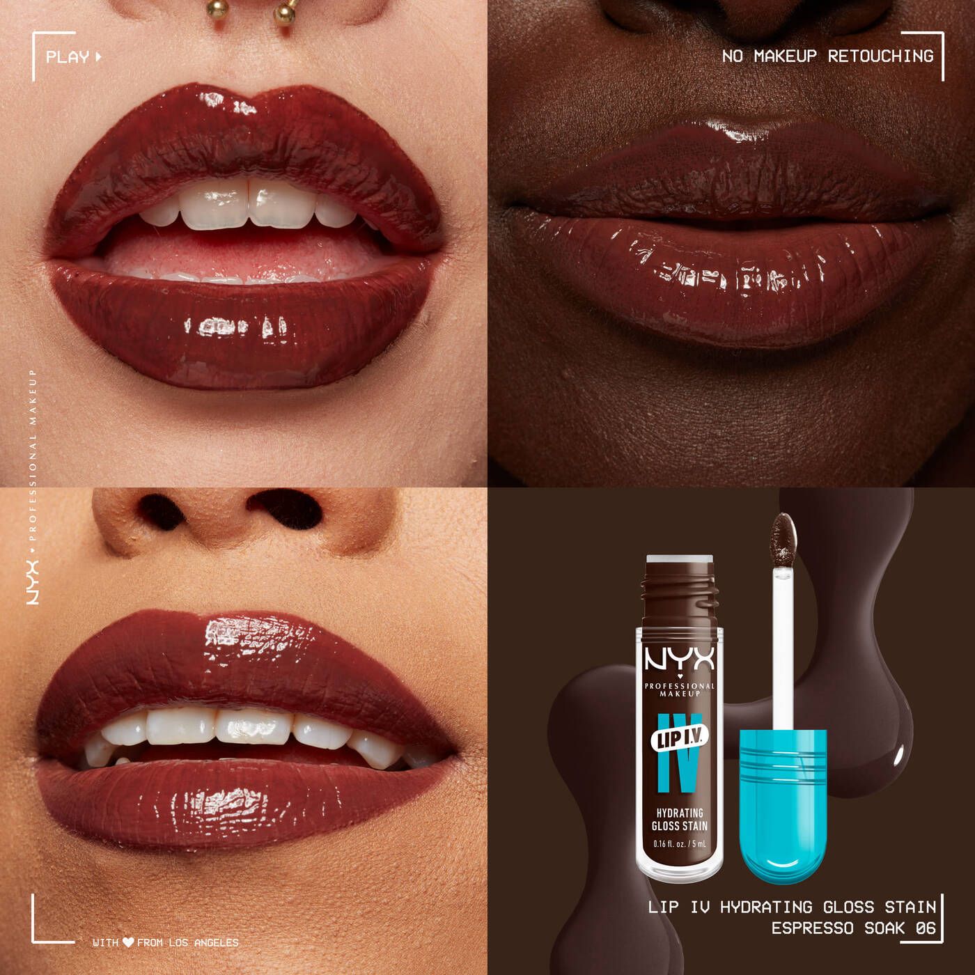 NYX Lip I.V Hydrating Gloss serum - 5ml | ان واي اكس جلوس للشفاه - 5 مل_4