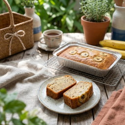 Eggless Banana Loaf Cake