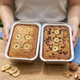 Eggless Banana Loaf Cake