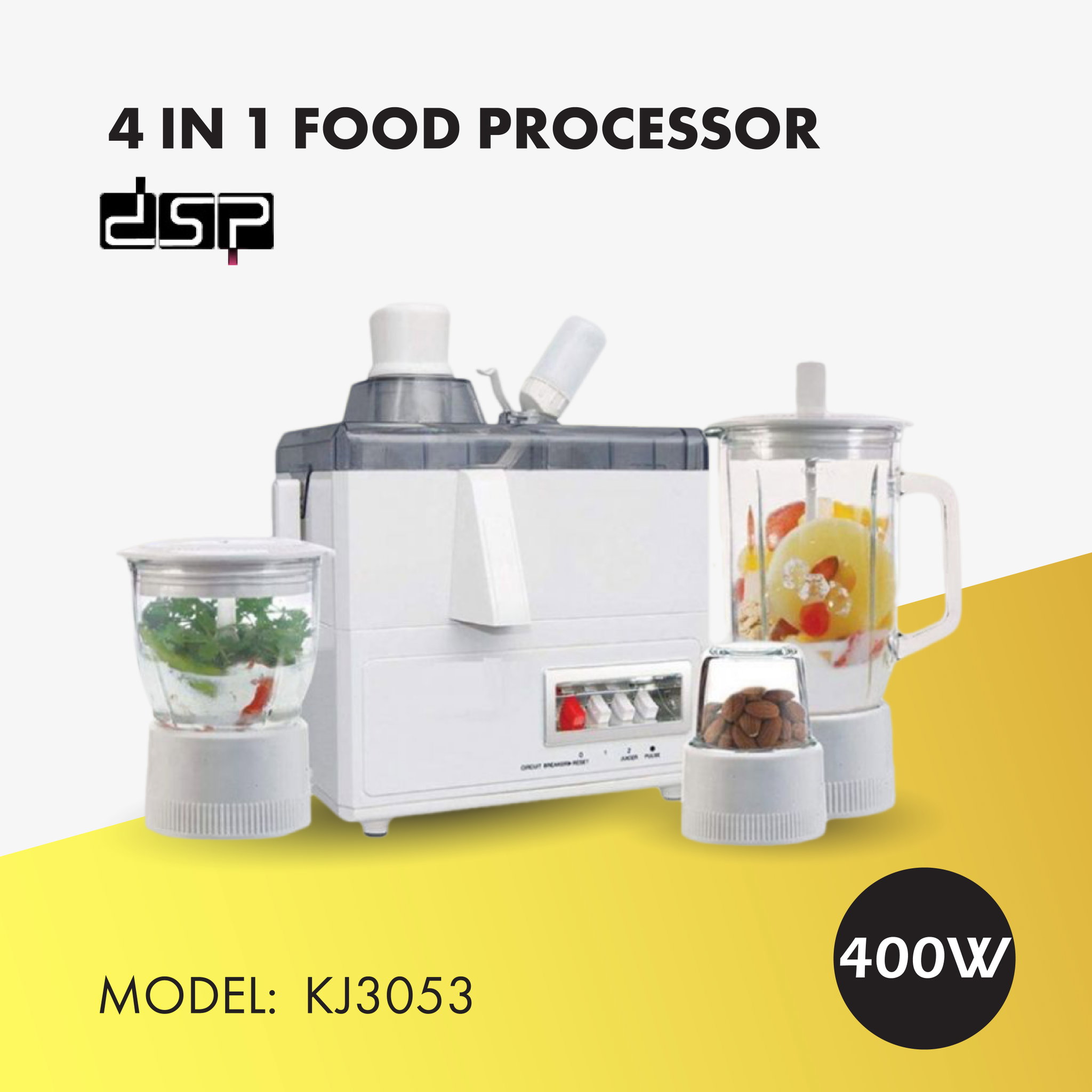 DSP 4 IN 1 FOOD PROCESSOR 400W (KJ3053)_0