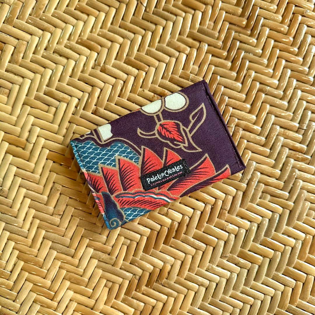 Handmade Batik Card Holder Wallet_6