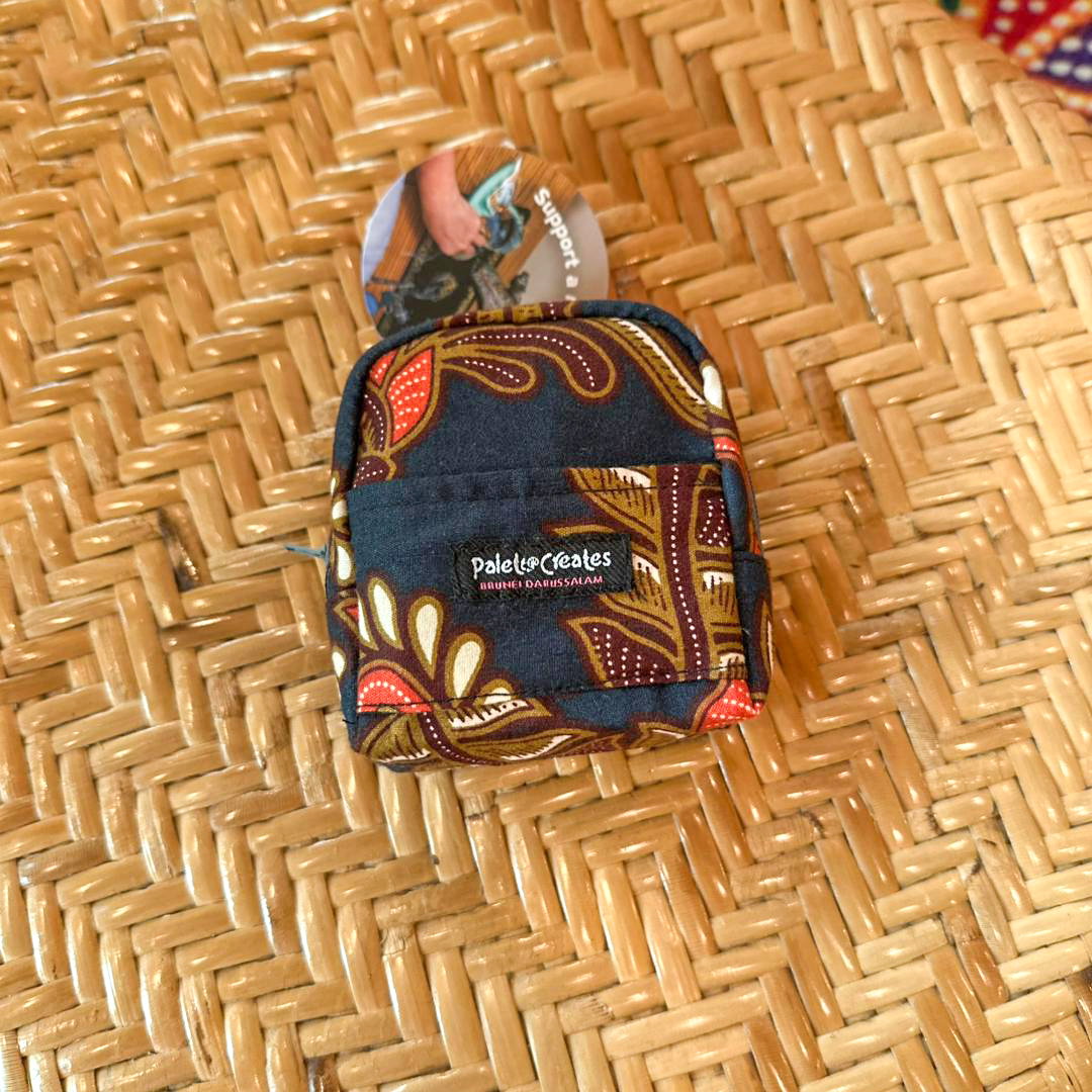 Handmade Batik Mini Backpack Charm _2