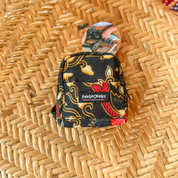 Handmade Batik Mini Backpack Charm 
