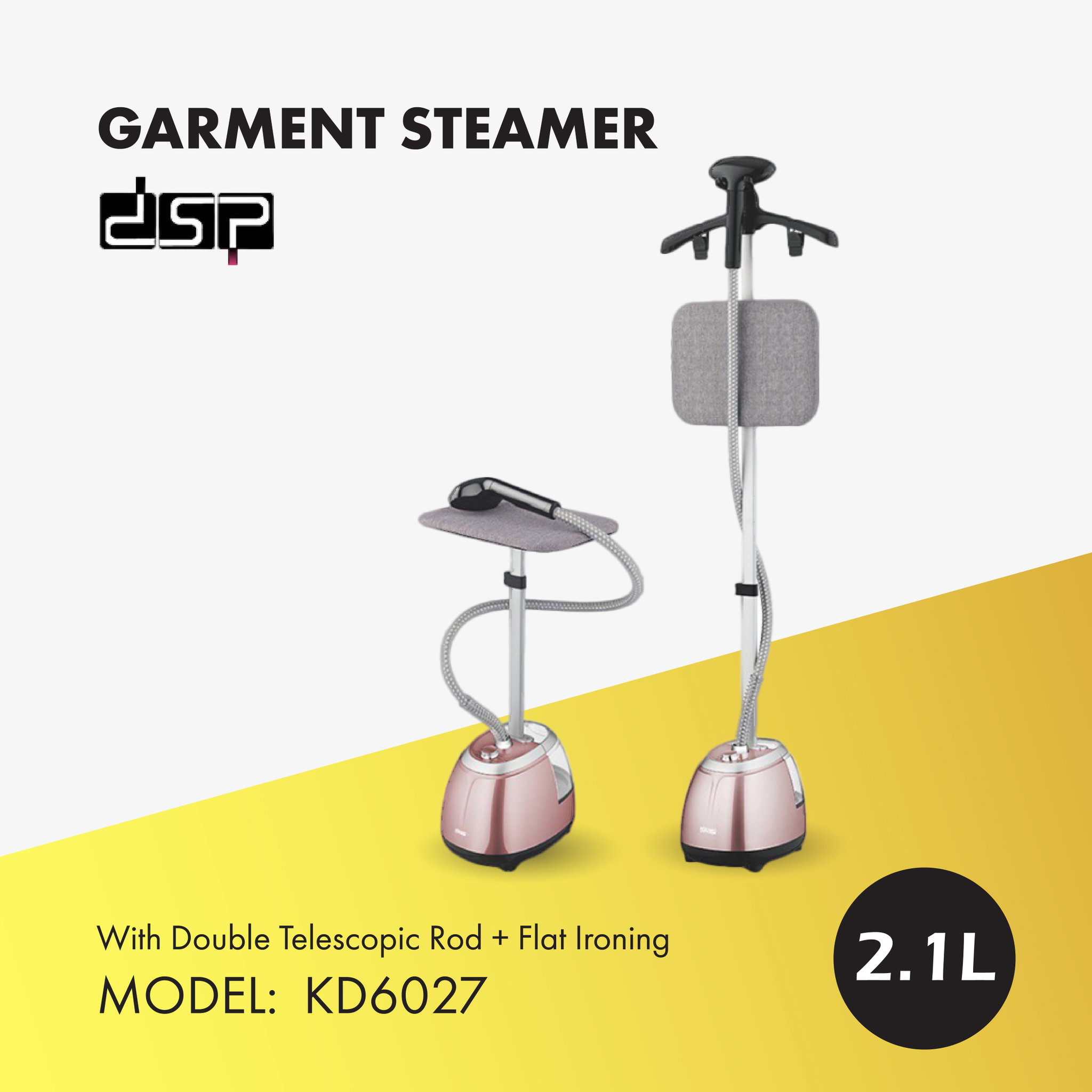 DSP GARMENT STEAMER 2.1L KD6027_0