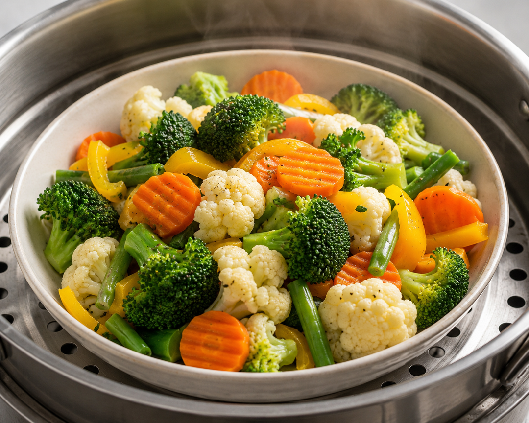 Steamed vegetables \ Овощи на пару