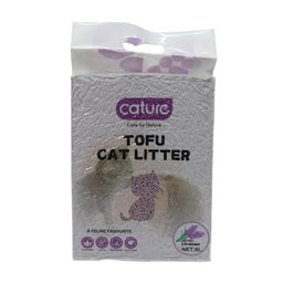 Cature Tofu Cat litter 6L Lavender