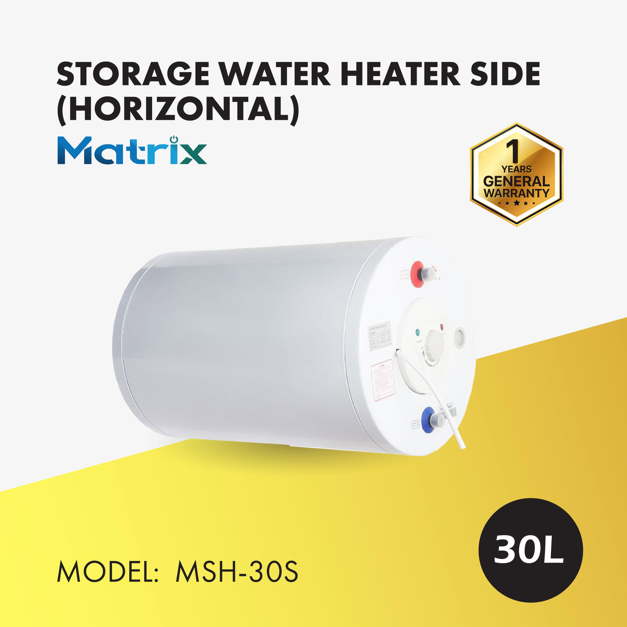 MATRIX STORAGE WATER HEATER 30L (MSH-30S)_0