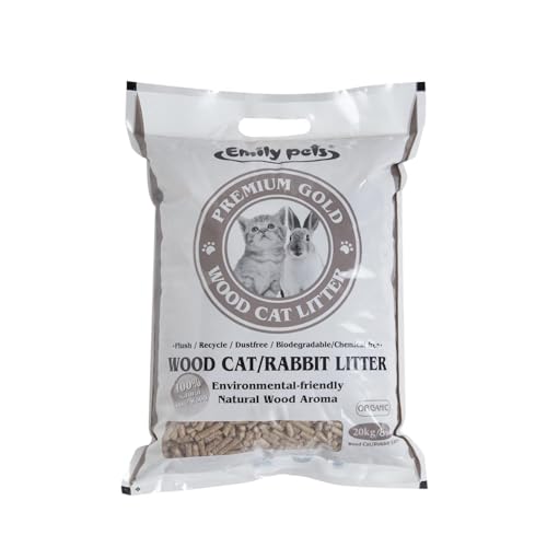 Emily Pets Pine wood Cat Litter 20KG