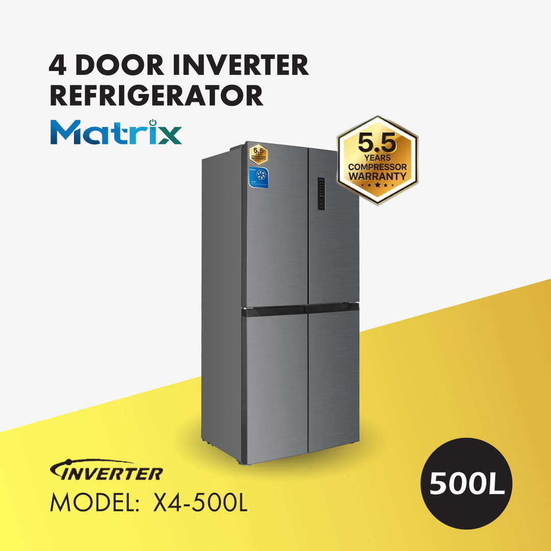 MATRIX 4-DOORS INVERTER FRIDGE 500L (X4-500L)