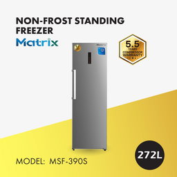 MATRIX NON-FROST STANDING FREEZER 272L (MSF-390S)