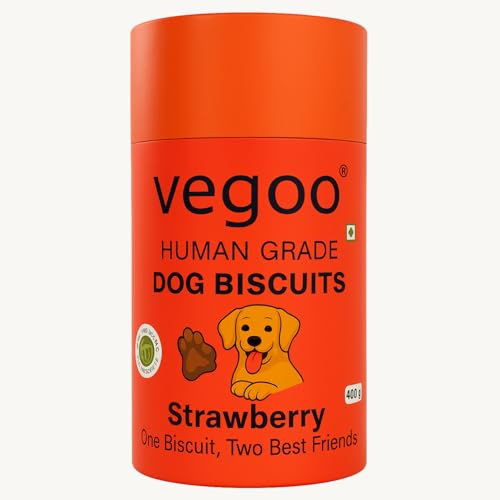 Vegoo Dog Biscuits Strawberry