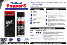 Super Rush Black label New Formula 24ml Aluminium (P)