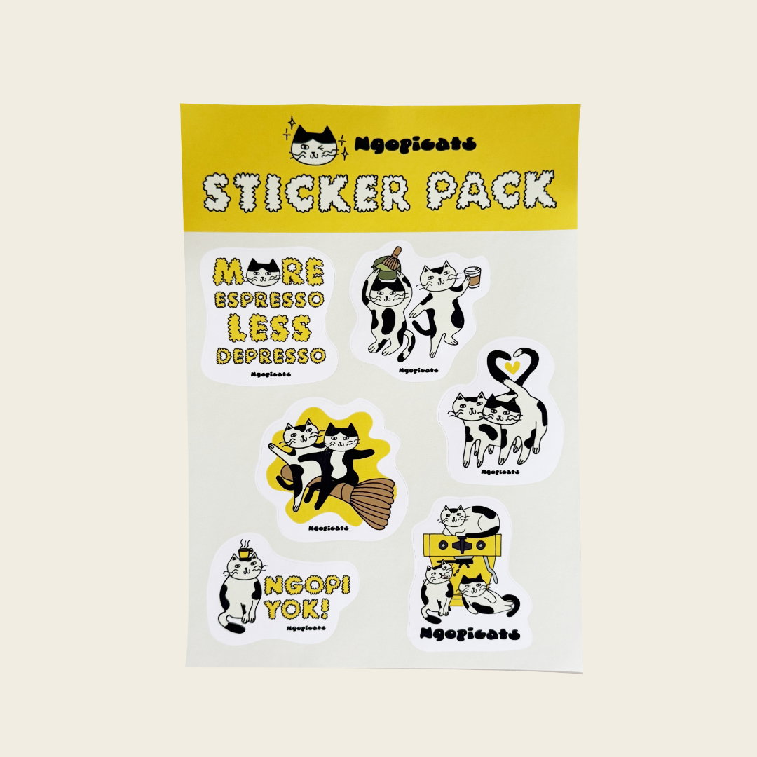 Ngopicats Sticker Pack 