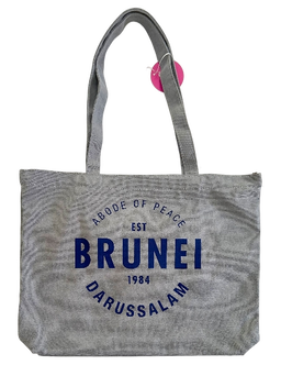 Brunei Tote Bag Light Grey