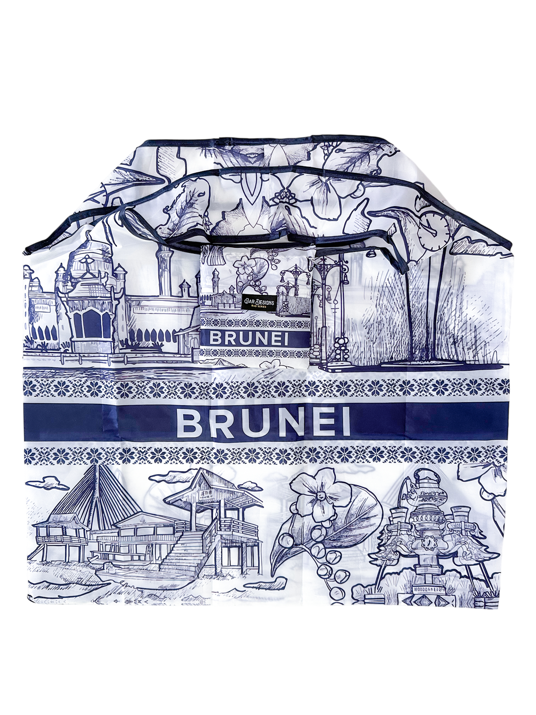 Foldable Shopping Bag - Brunei 56x67cm