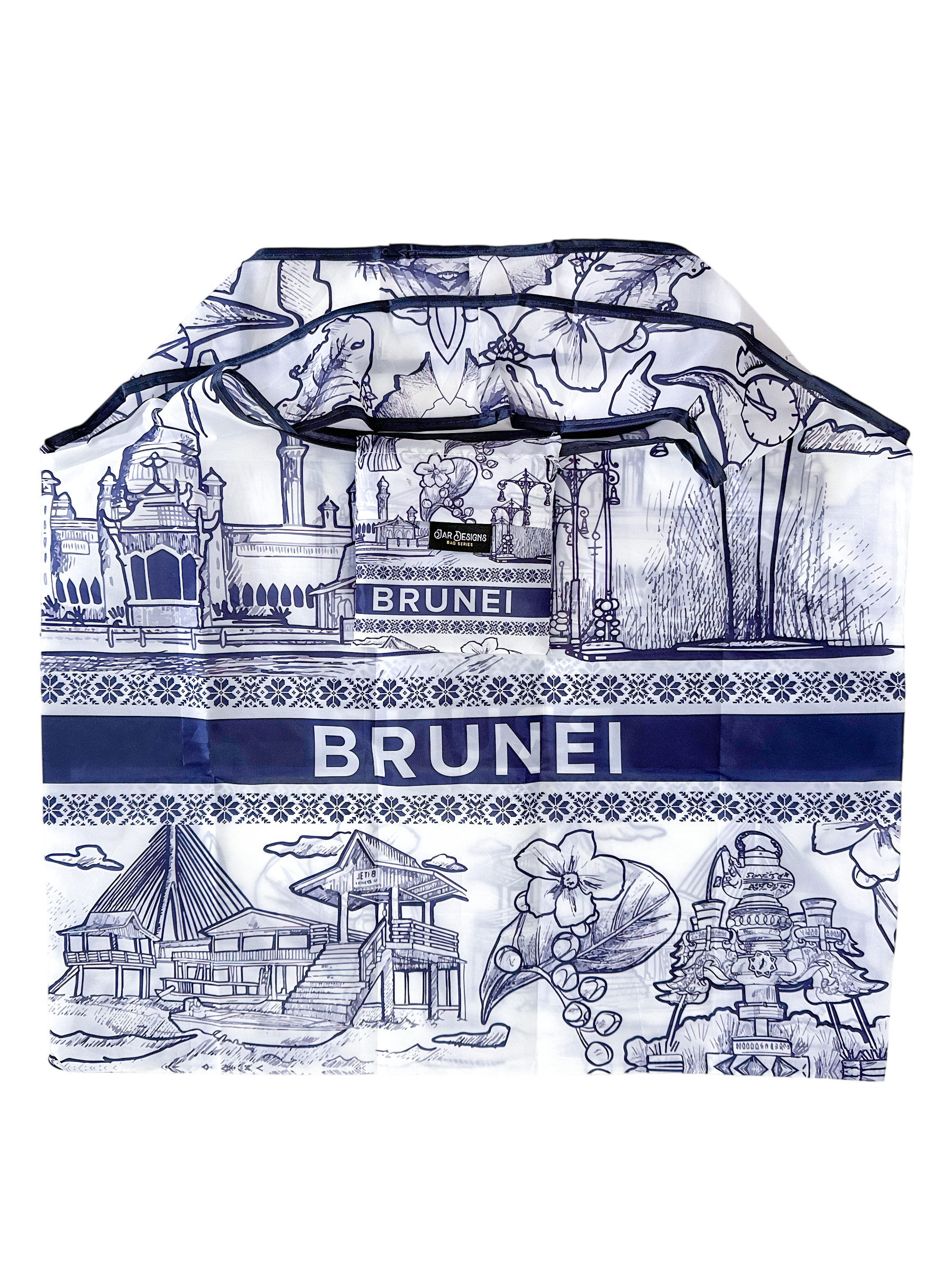 Foldable Shopping Bag - Brunei 56x67cm_0