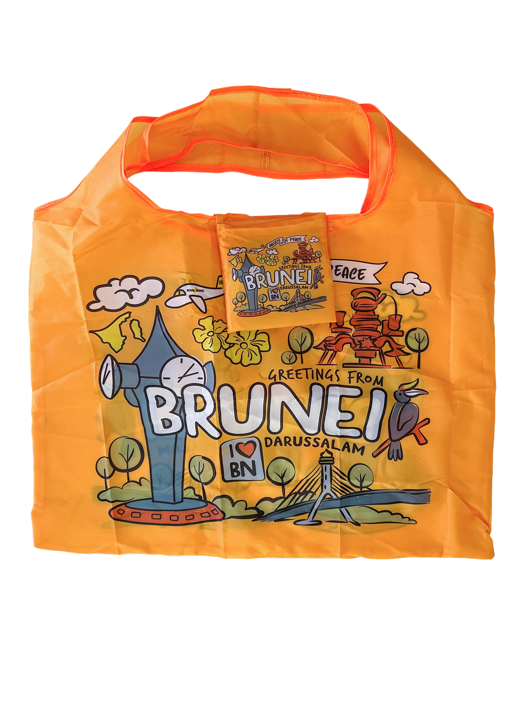 Foldable Shopping Bag - Street Doodle 56x67cm