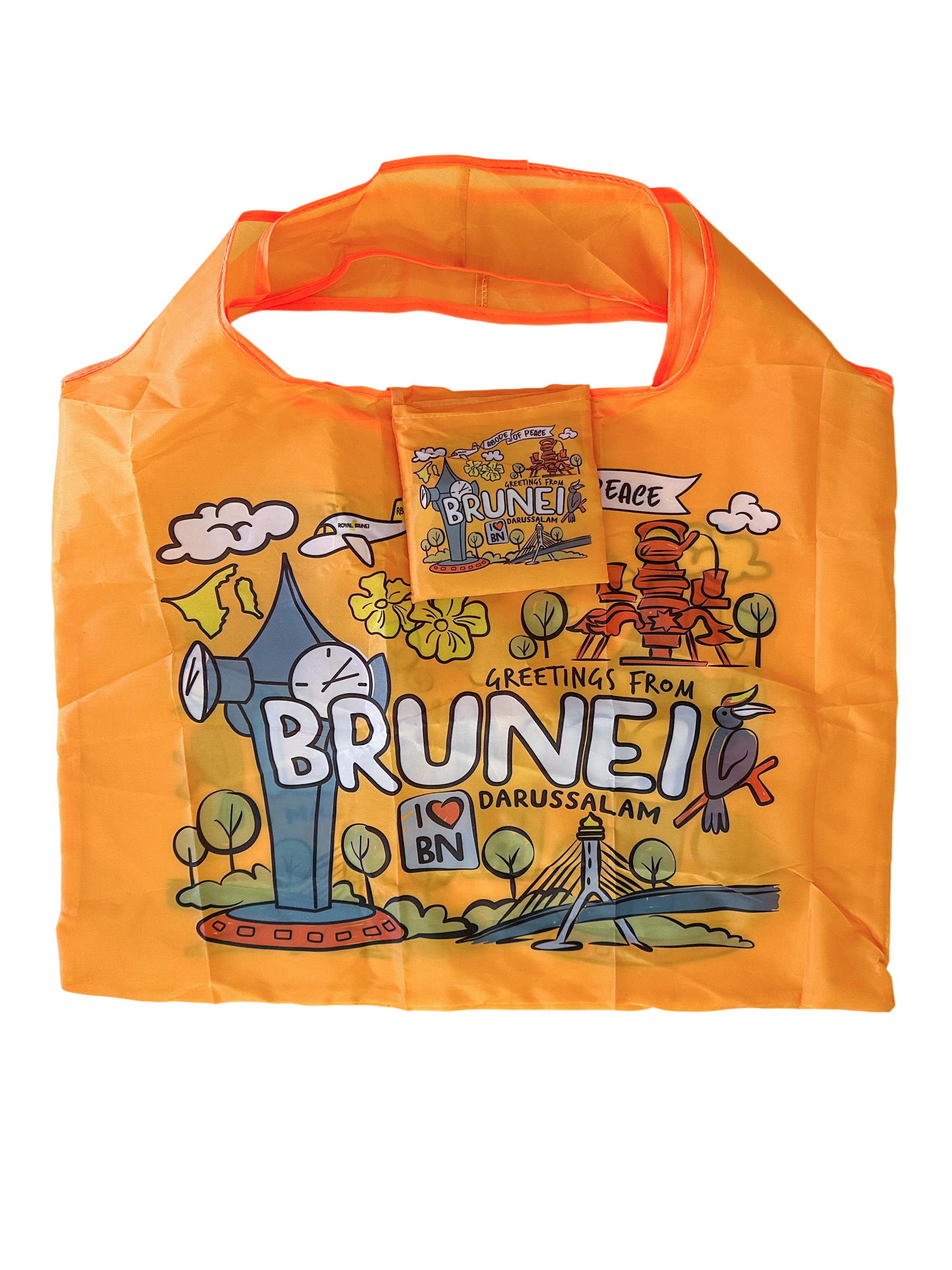 Foldable Shopping Bag - Street Doodle 56x67cm_0
