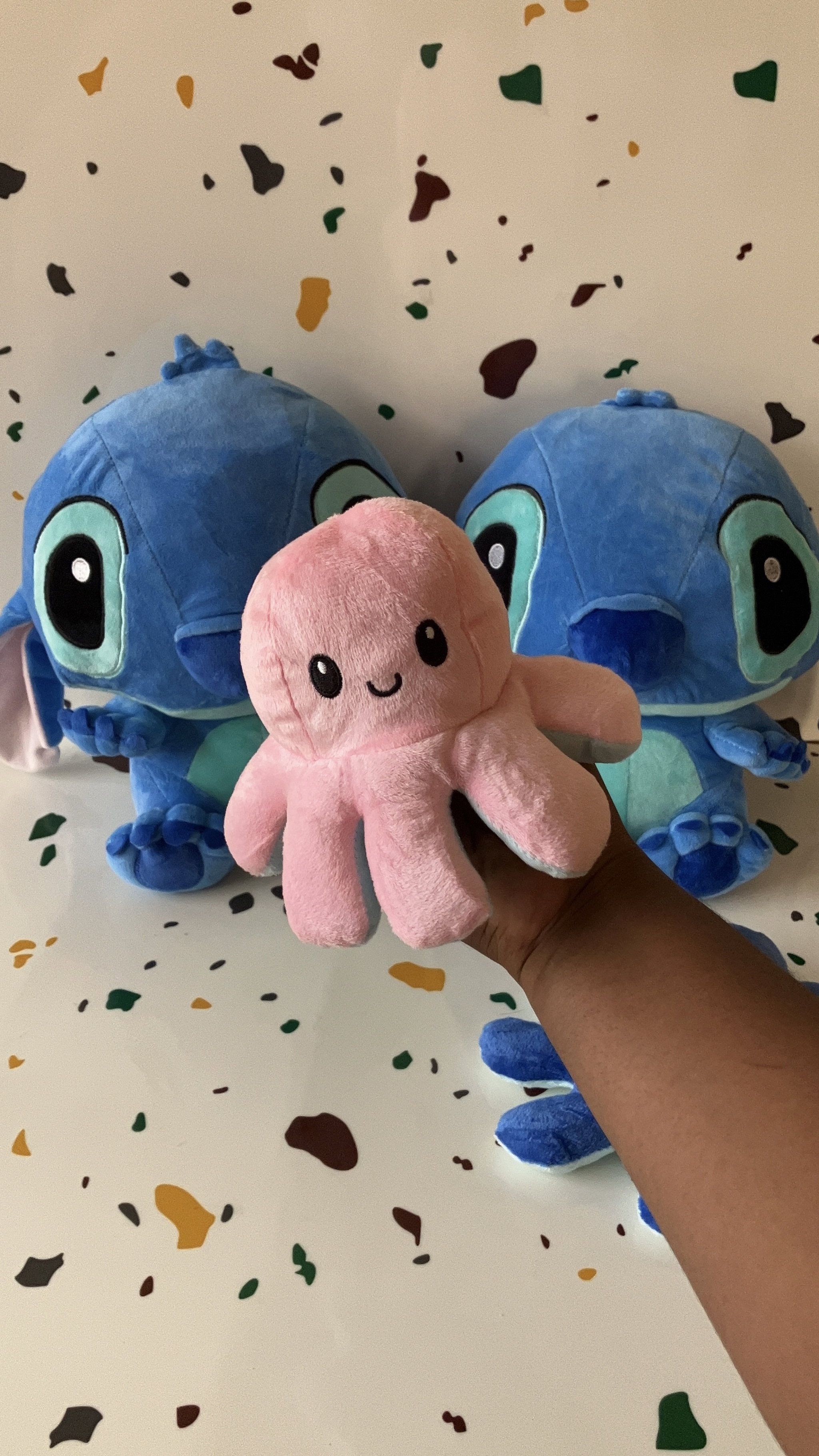 Peluche pieuvre réversible _2