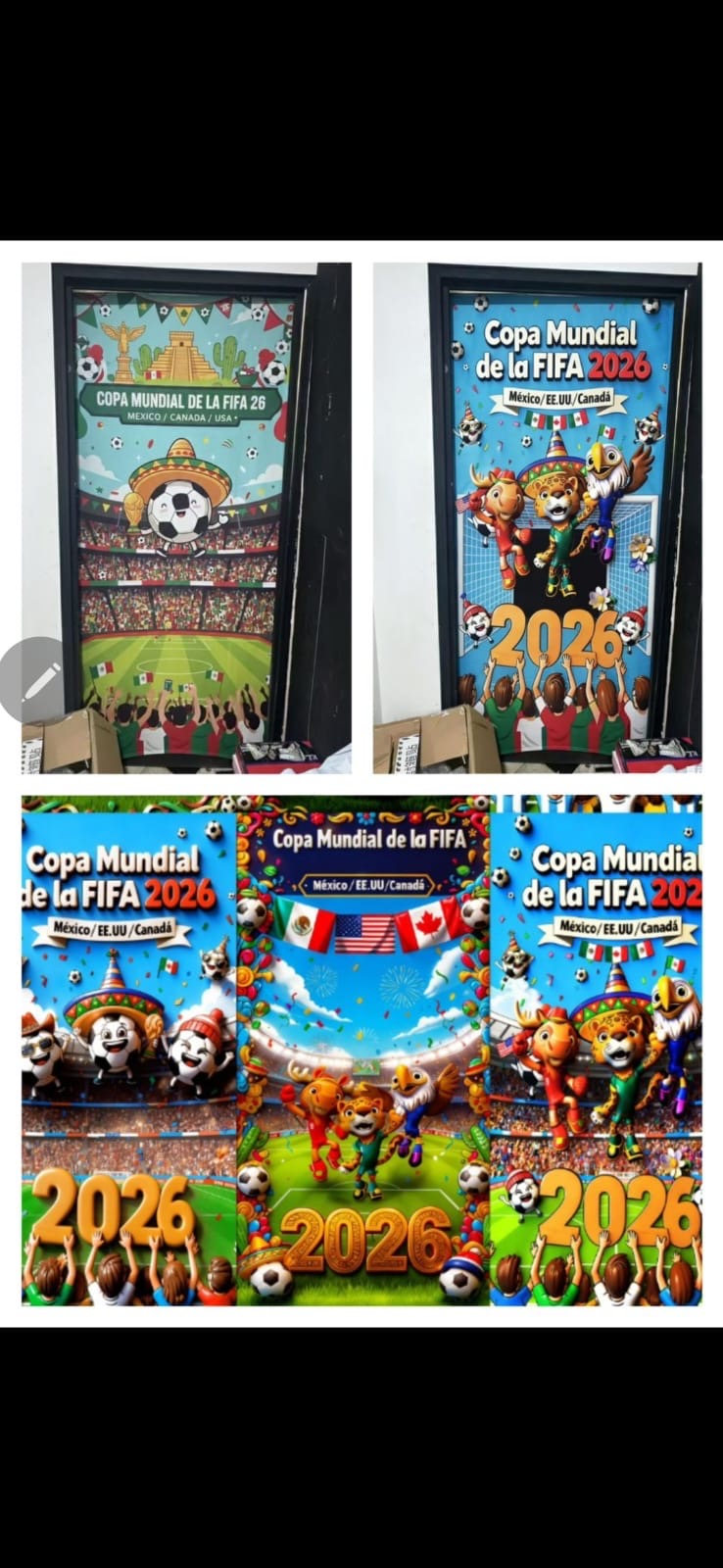 Cubre puerta mundialista 