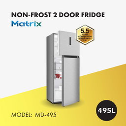 MATRIX 2-DOORS FRIDGE 495L (MD-495S)