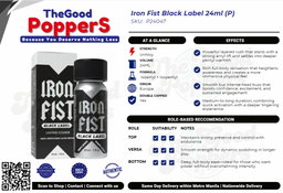 Iron Fist Black Label 24ml (P)