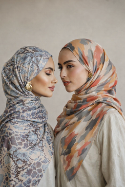 Sauvage Luxe Matte Satin Square Scarf