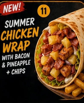 Summer Chicken Wrap 