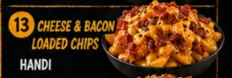 Cheese and Bacon Loaded Chips Handi Box