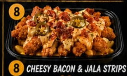 Cheesy Bacon and Jalapeño Strips 